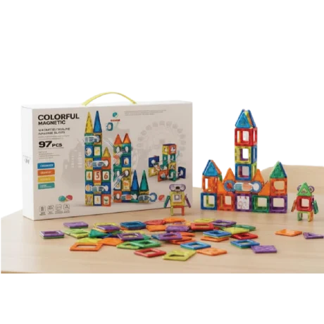 Aminsuk Smart Magnetic Blocks Set (97 Pcs)
