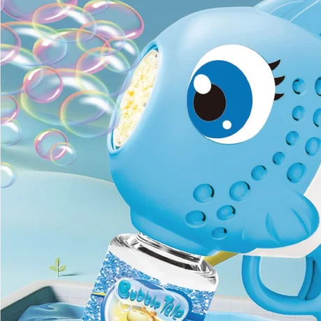 Fish Bubble Machine with Lights and Music